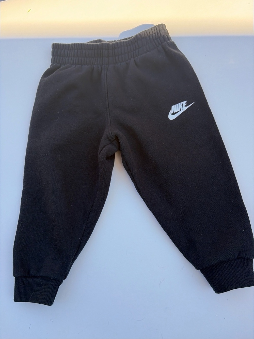 Nike Toddler Boys 3T Black Fleece Jogger Sweatpants Swoosh
